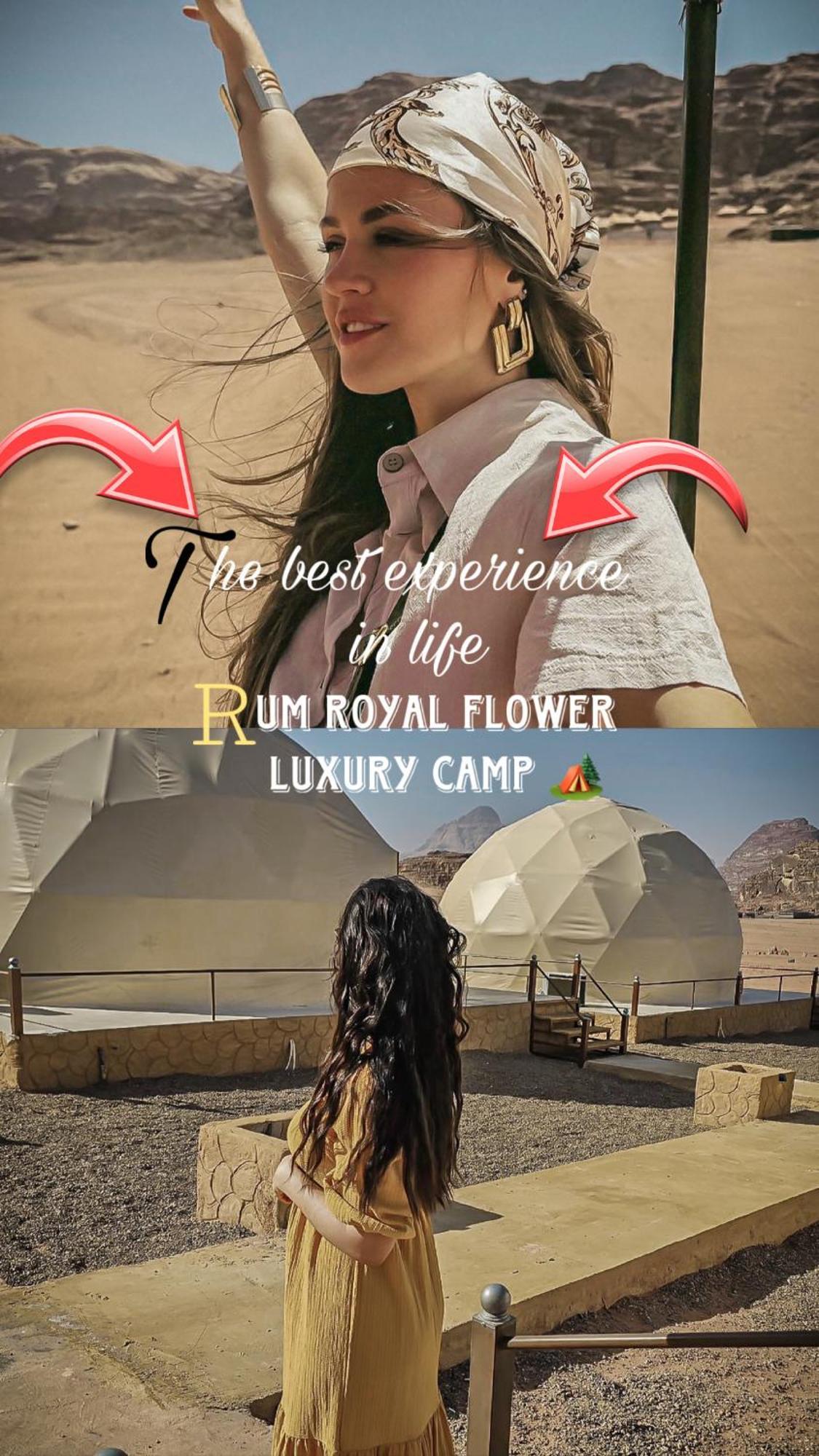 Rum Royal Flower Luxury Camp Wadi Rum Eksteriør bilde